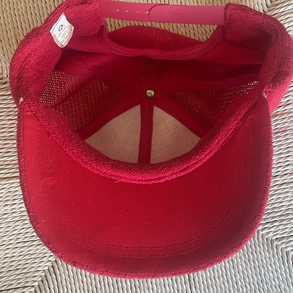 Vintage 70’s Terry Cloth Trucker Style Snap Back Crown Golf Hat 100% Cotton - Picture 6 of 7